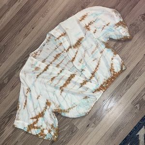 YOUNG FABULOUS & BROKE TIE DYE SHIRT LG